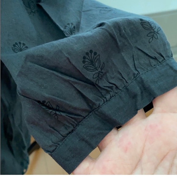 Boho Lightweight 🇦🇷Rapsodia brand black and magenta embroidered Long Tunic - Picture 2 of 11